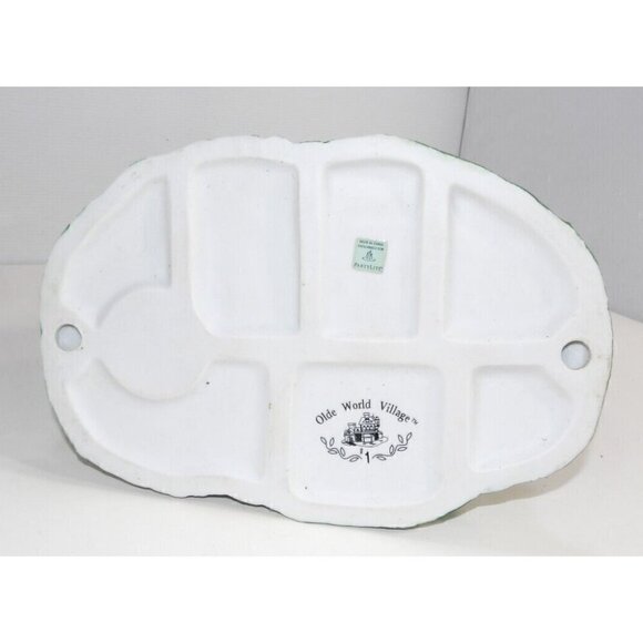 PARTYLITE Olde World Village porcelain house fits 2 candles vintage 10 x 6.5 x 9 - Picture 6 of 6